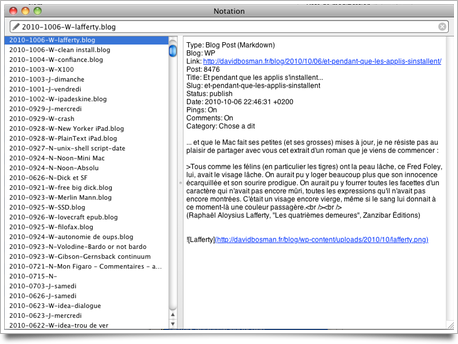Fork Notational Velocity