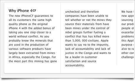 Iphone cf3