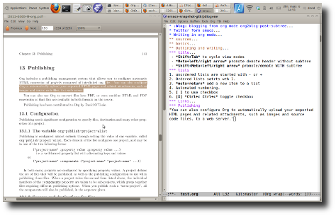 Lecture des 200 pages du manuel