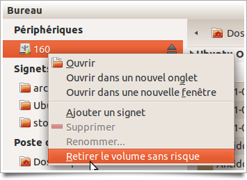 Eject Usbubuntu
