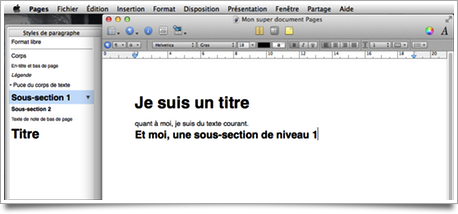 Pages Styles Basic
