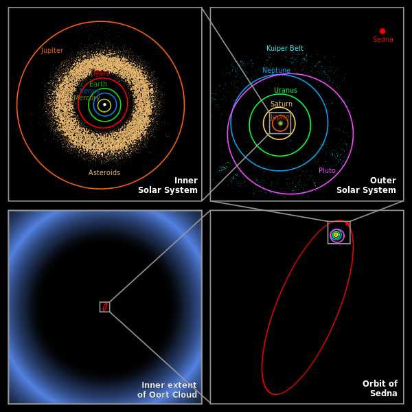 Oort Cloud Sedna Orbit